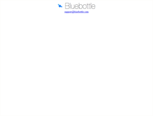 Tablet Screenshot of bluebottle.com